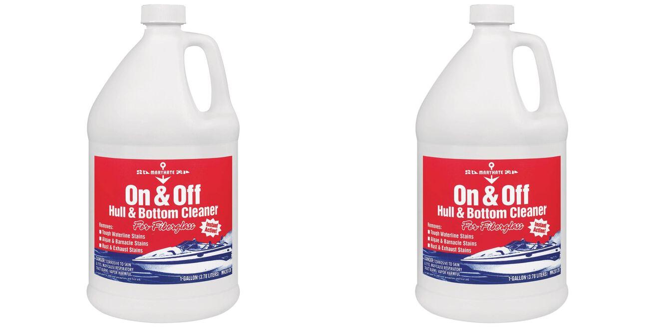 MaryKate On & Off Liquid Hull & Bottom Cleaner 1 Gal - 2-Pack Best Hull Cleaner