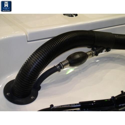 T-H Marine RFHU-1-DP Rigging Flange Hose Union Black - Boat Marine Installation