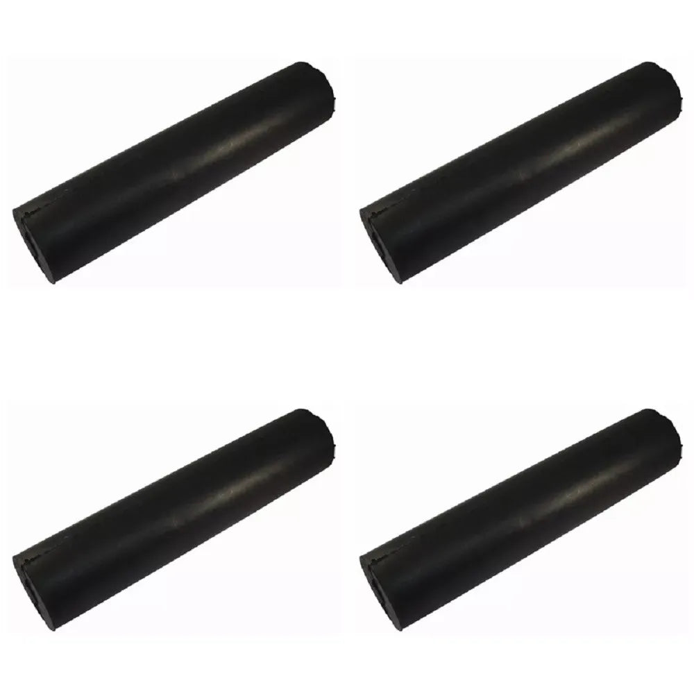 4-Pack Boat Trailer Side Guide Roller 9" Black Rubber – Lifetime Warranty