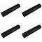 4-Pack Boat Trailer Side Guide Roller 9" Black Rubber – Lifetime Warranty