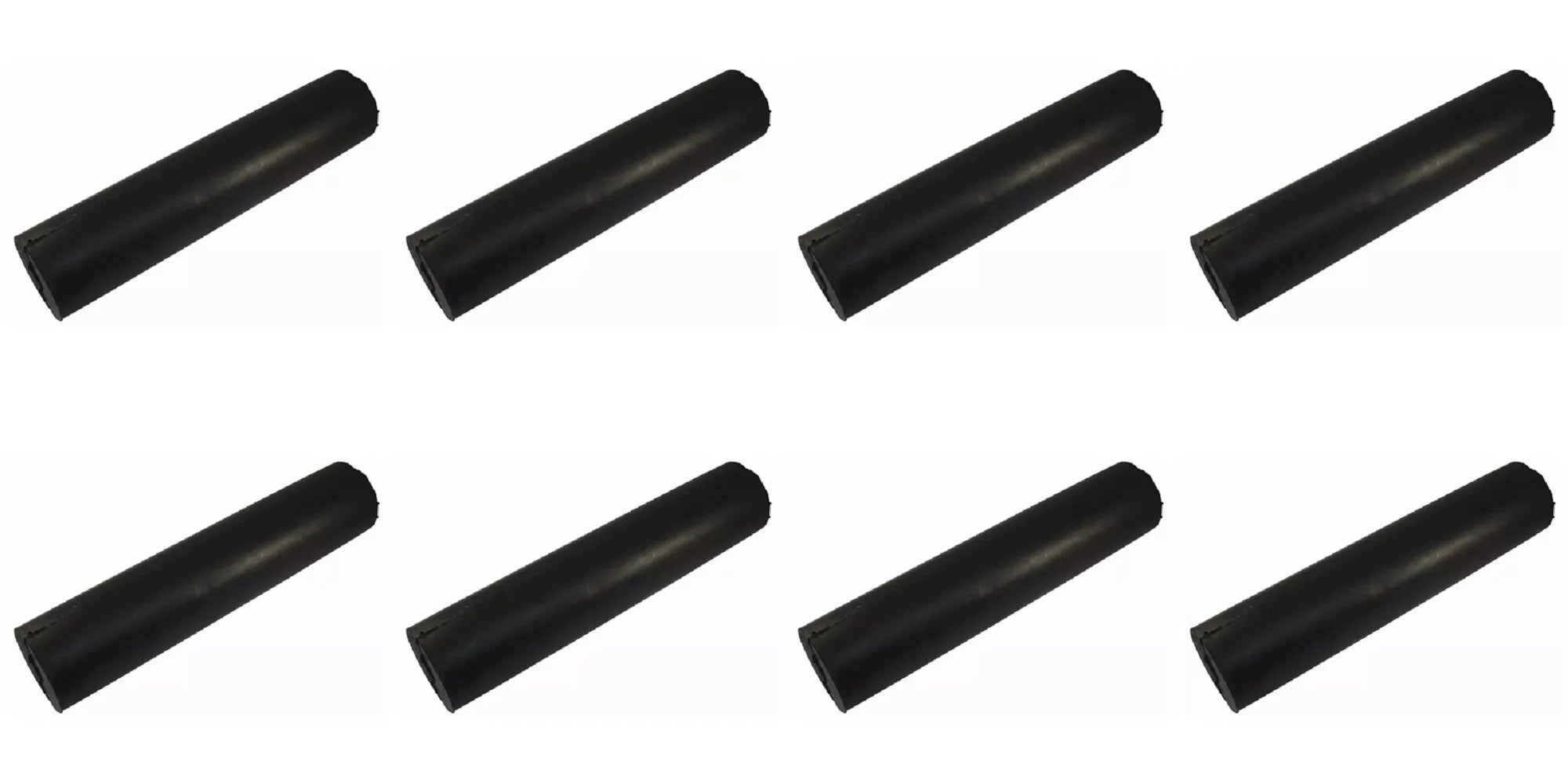 8-Pack Boat Trailer Side Guide Roller 9" Black Rubber – Lifetime Warranty