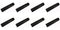 8-Pack Boat Trailer Side Guide Roller 9" Black Rubber – Lifetime Warranty