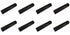 8-Pack Boat Trailer Side Guide Roller 9" Black Rubber – Lifetime Warranty