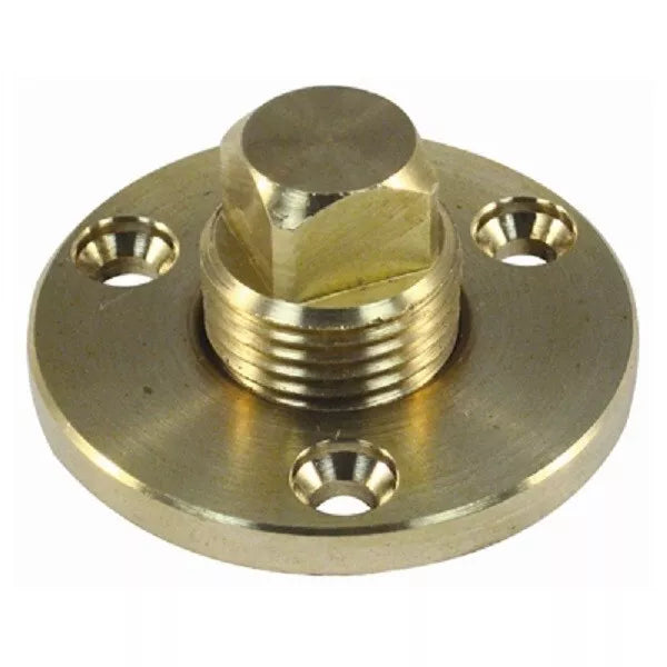 Boat Garboard Drain Plug Brass Marine Hardware – Fits 1/2