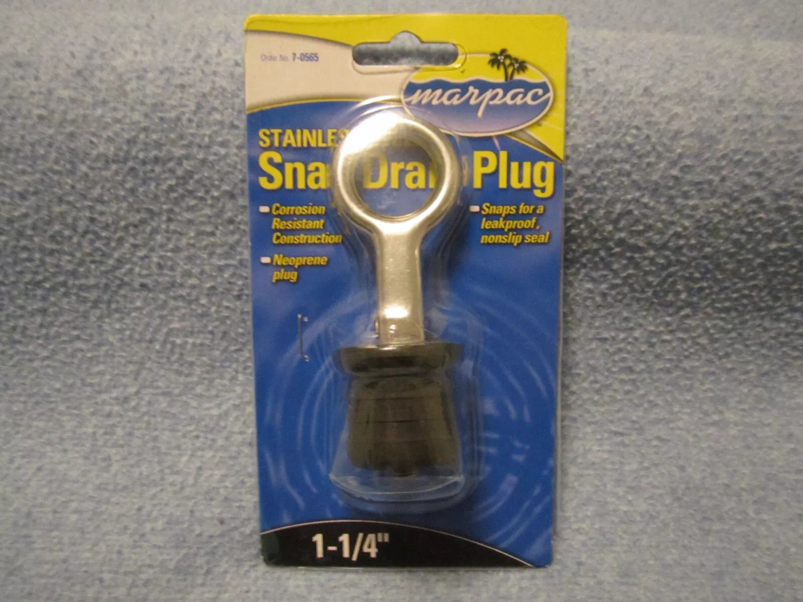 Marpac 7-0565 Boat Snap Drain Plug 1-1/4