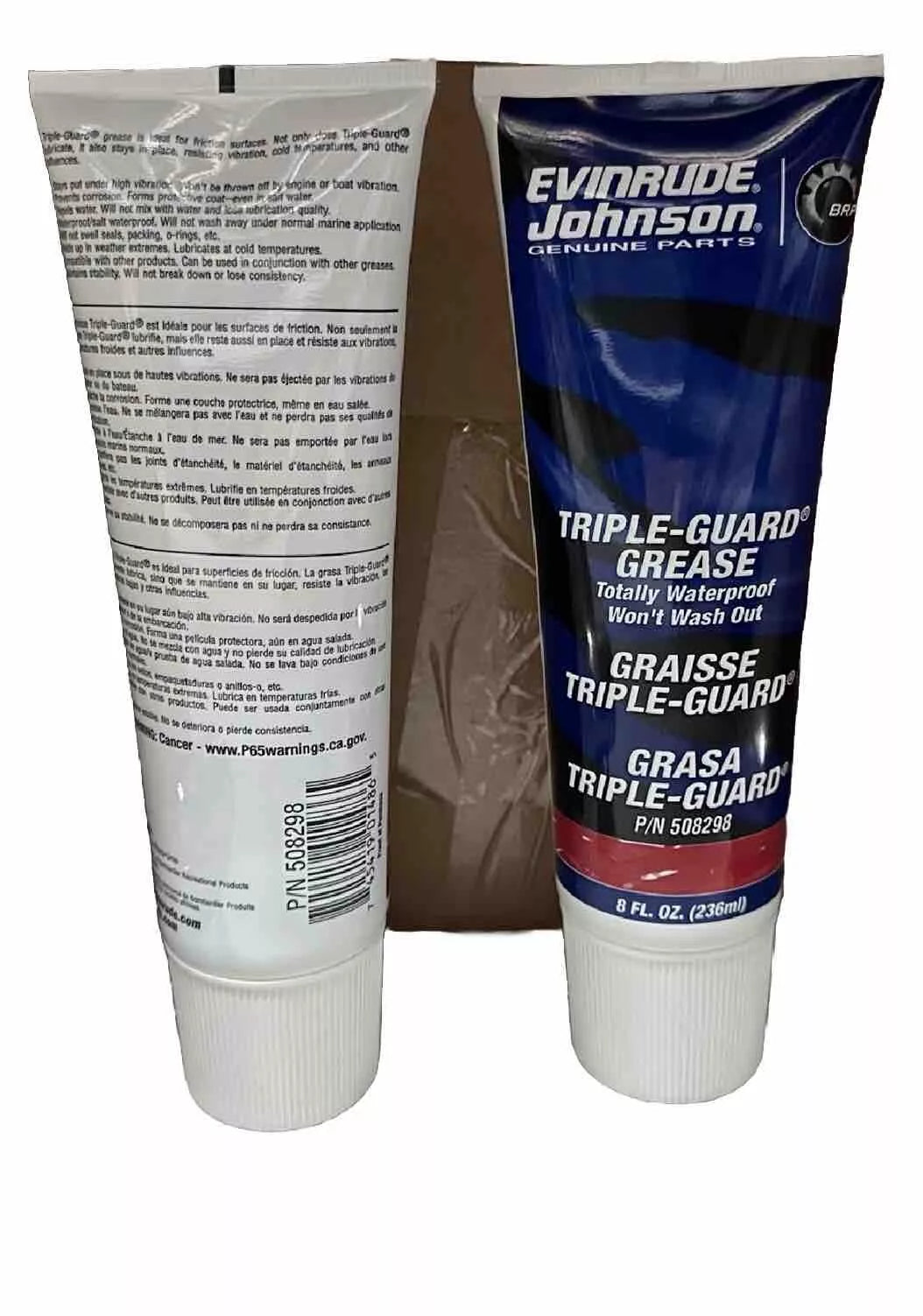 Evinrude Johnson OMC Triple Guard Grease 8 oz Tube - BRP 508298