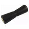 10" Boat Trailer Keel Roller - Black Rubber with Steel Sleeve & Nylon Bushings