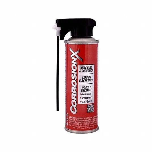CorrosionX 90101 6 Oz Corrosion Inhibitor Aerosol Spray - Prevents & Kills Rust
