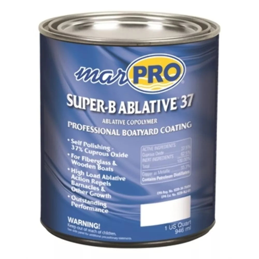 Marpro 7-2818 Antifouling Boat Bottom Paint – Black Gallon, SuperB Ablative 35% Copper