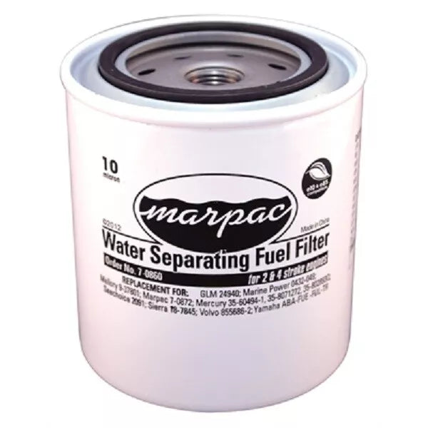 Marpac 7-0860 Fuel Water Separator Filter 2/4 Stroke Universal 11/16-16