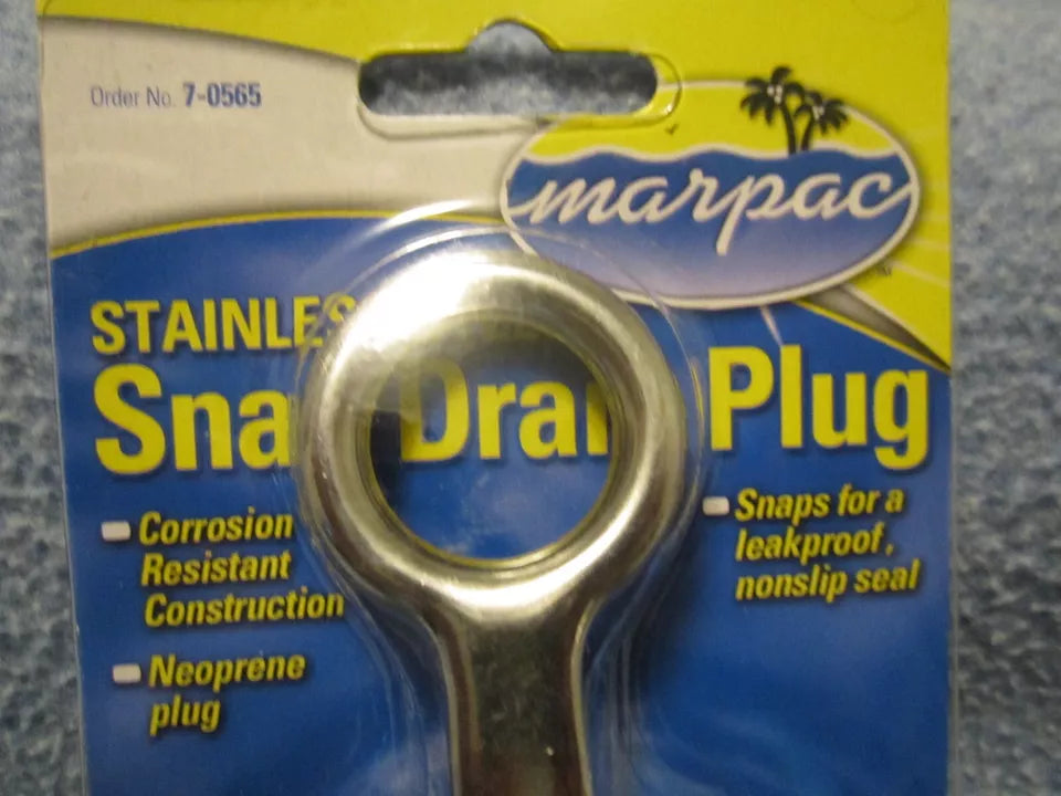 Marpac 7-0565 Boat Snap Drain Plug 1-1/4