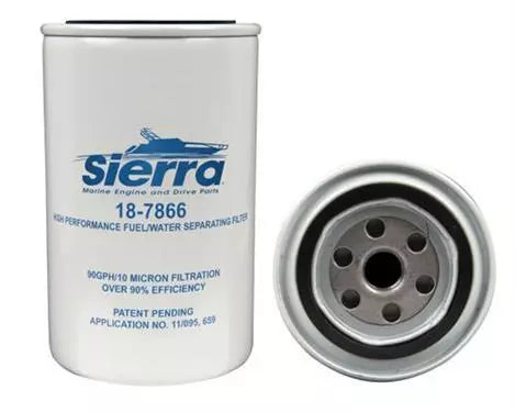 Sierra 18-7866 10 Micron Fuel Water Separator Filter | Yamaha Outboard Compatible