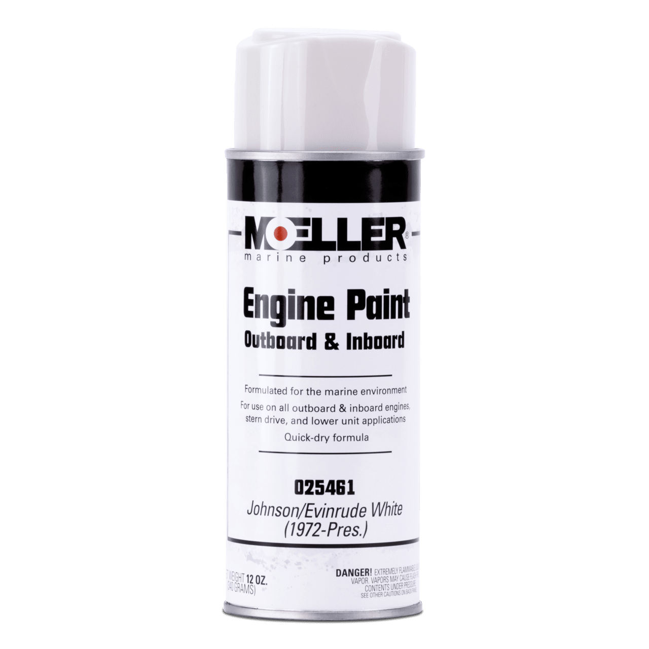 Moeller 025461 Johnson Evinrude White Engine Spray Paint 173744 771226 777171