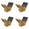 4-Pack Marpac Tough Guy - 3" Boat Trailer Poly V Bow Stop 7-1565 Non Marring